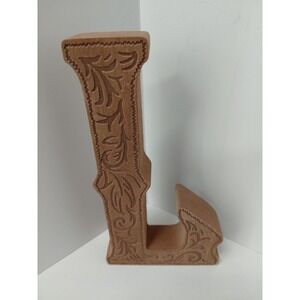 7" Santa Fe Monogram Tabletop Fall Décor letter "L" by Ashland